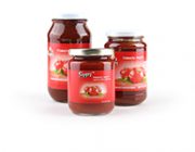 Tomato Paste in Glass Jars